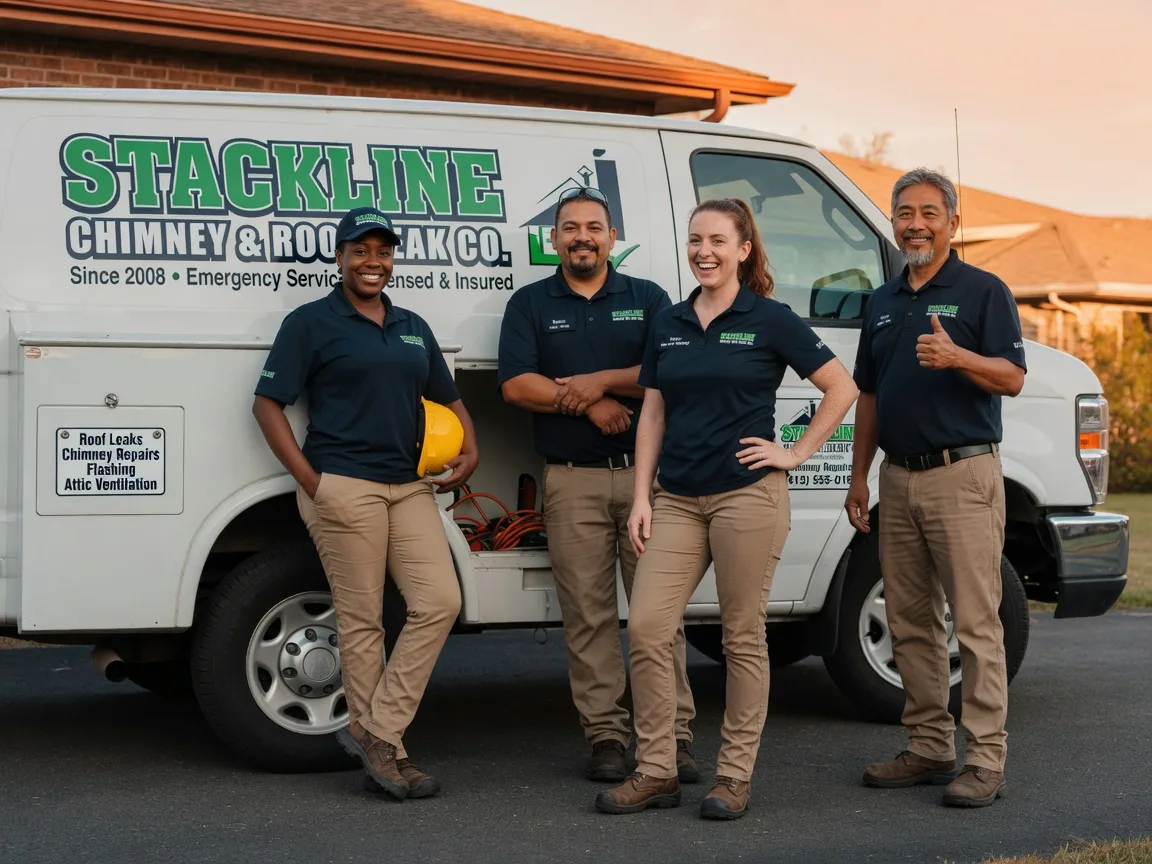 Chimney flashing repair company in De Soto, KS